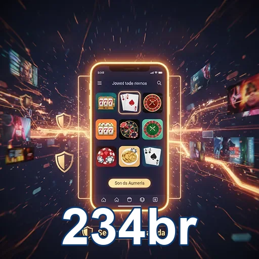 Pessoa jogando no app móvel de cassino